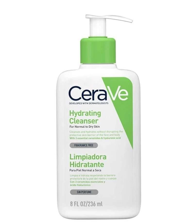 CeraVe Hydrating Cleanser کرم شوینده پوست نرمال و خشک سراوی | Hydrating Cleanser - تصویر 1