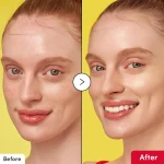 تست روی صورت سرم ویتامین سی اکوال بری