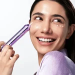 تست روی صورت کرم دورچشم رتینول نامبوزین