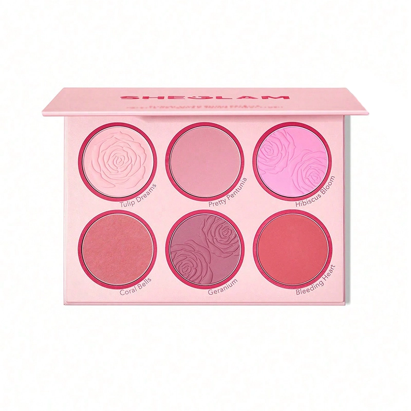 Sheglam Floral Flush Blush Palette blushing bouguet 2 خرید پالت رژگونه فلورا شیگلم | Blushing Bouguet
