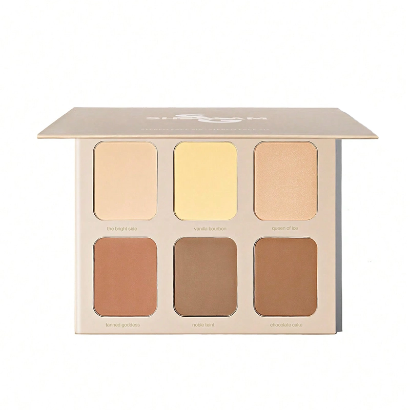 Sheglam Stereo Face Six Contour Powder Palette 3 خرید پالت کانتور پودر شیگلم