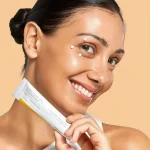 تست روی صورت کرم روشن کننده سلیمکس