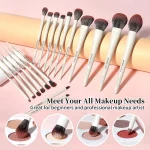 ست براش 18 تیکه ایگشو مدل MUA Pro