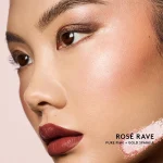تست روی صورت هایلایتر پودری بمب فنتی بیوتی | Rose Rave