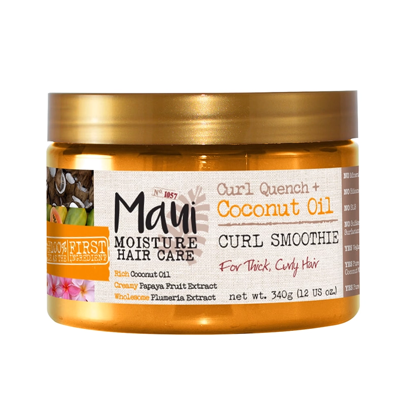 Maui Moisture Curl Quench + Coconut Oil Hair Mask خرید ماسک روغن نارگیل موی فر مائویی