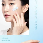 تست روی صورت ضدآفتاب سرمی مدی کیوب | SPF50