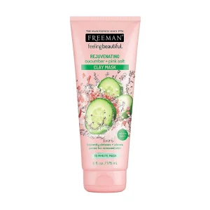 خرید ماسک صورت عصاره خیار و نمک صورتی فریمن مدل Clay Mask