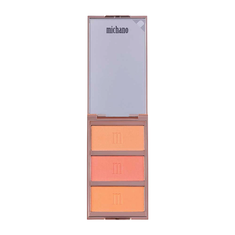 MICHANO Blush Palette 410 خرید پالت رژگونه 3 رنگ 410 میچانو