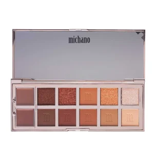 خرید پالت سایه پودری 12 رنگ میچانو مدل Copper Glow