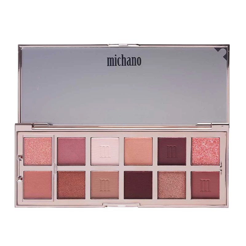 MICHANO Violet Dust Eyeshadow Palette خرید پالت سایه پودری 12 رنگ میچانو مدل Violet Dust