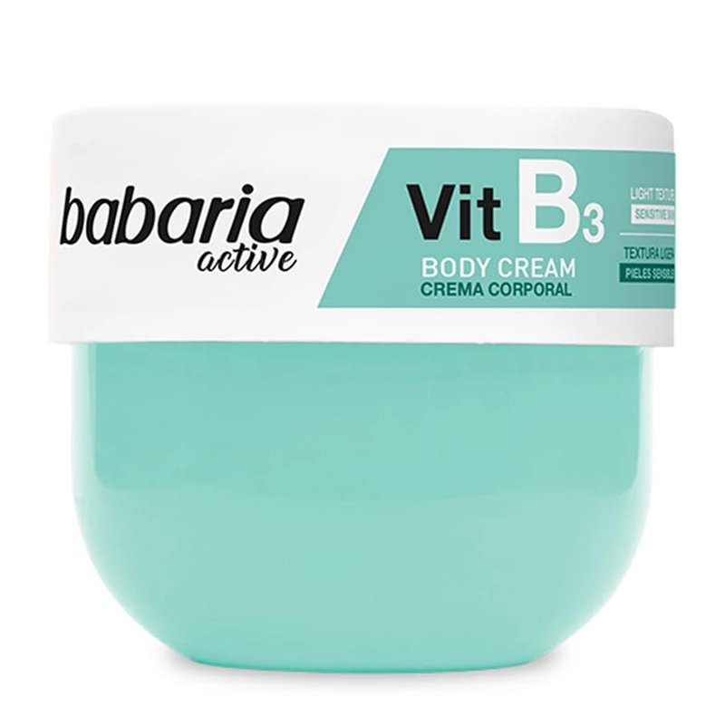 Babaria Body Cream Vitamin B3+ خرید کرم بدن ویتامین B3 باباریا