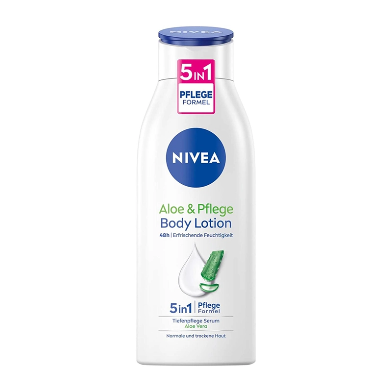 NIVEA Aloe & Pflege Body Lotion خرید لوسیون بدن مرطوب کننده آلوئه ورا نیوآ