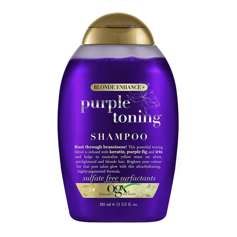 OGX Blonde Enhance + Purple Toning Shampoo خرید شامپو ضد زردی او جی ایکس Blonde Enhance