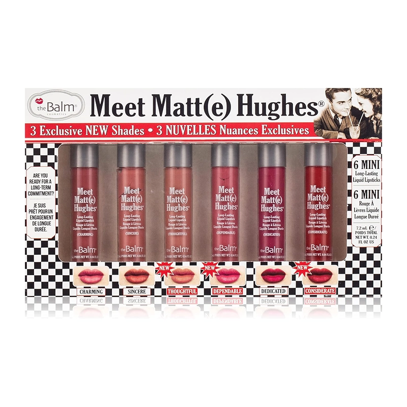 theBalm Meet Matt(e) Hughes Vol.14 Set خرید ست رژلب مایع مینی میت مت هیوز دبالم مدل Vol. 14
