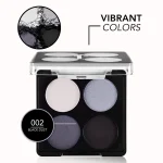 پالت آرایش چشم مشکی و خاکستری Flormar