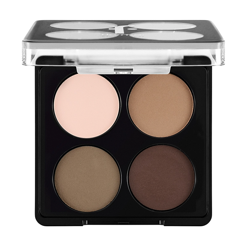 Flormar Color Eyeshadow Palette 004 Swiss Chocolate 1 خرید پالت سایه 4 رنگ فلورمار مدل 004 Swiss Chocolate