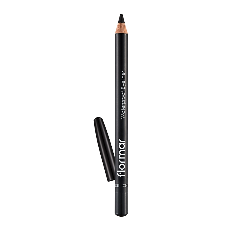 Flormar Waterproof Eyeliner 101 Black Ice خرید مداد چشم مشکی ضدآب فلورمار