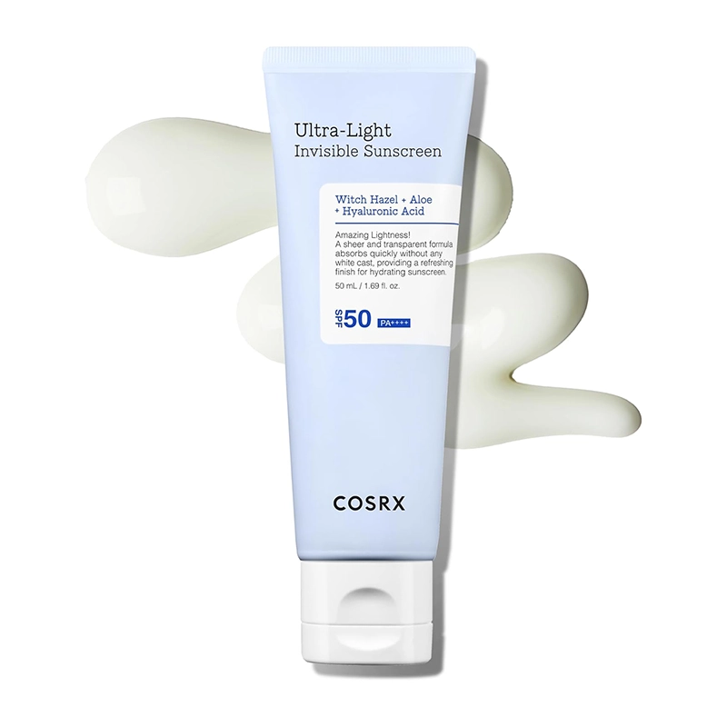 خرید ضدآفتاب فوق سبک بی رنگ کزارکس SPF50