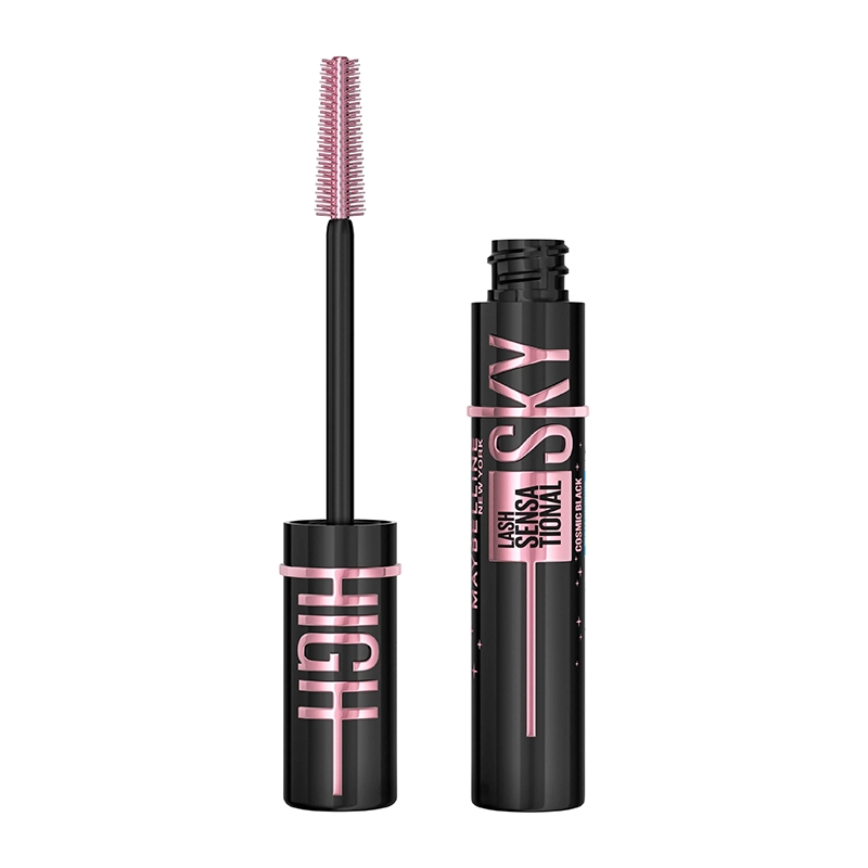 Maybelline Lash Sensational Sky High Washable Mascara Cosmic Black خرید ریمل میبلین اسکای های مشکی کیهانی
